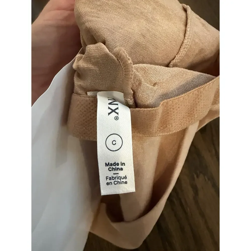 Spanx Womens High-Waisted Full Length Mid Thigh ShapingSheers Nude Sz C NEW NIB